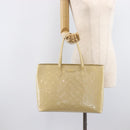 LOUIS VUITTON Monogram Vernis Wilshire MM Bag Broncorail M91441 LV Auth BA16642-26