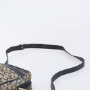 CELINE Macadam C Saruki Shoulder Bag Canvas PVC 2 Set Beige Navy Auth BA16645-14
