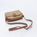 CELINE Macadam C Saruki Shoulder Bag Canvas PVC 2 Set Beige Navy Auth BA16645-5