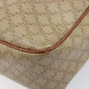 CELINE Macadam C Saruki Shoulder Bag Canvas PVC 2 Set Beige Navy Auth BA16645-8