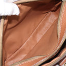 CELINE Macadam C Saruki Shoulder Bag Canvas PVC 2 Set Beige Navy Auth BA16645-9