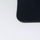 Christian Dior Trotter Canvas Shoulder Bag Navy Gold Auth BA1665-15