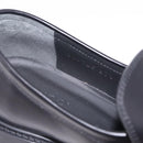 GUCCI Horsebit loafers Leather 37 1/2 Black Silver Auth BA16654M-35