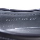 GUCCI Horsebit loafers Leather 37 1/2 Black Silver Auth BA16654M-39
