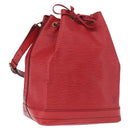 LOUIS VUITTON Epi Noe Shoulder Bag Red M44007 LV Auth BA16655-1