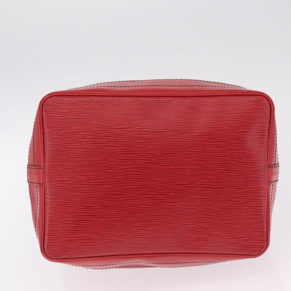 LOUIS VUITTON Epi Noe Shoulder Bag Red M44007 LV Auth BA16655