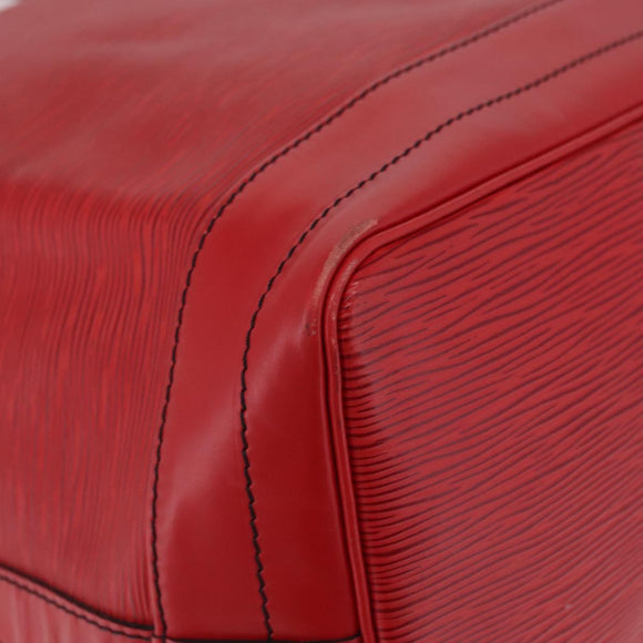 LOUIS VUITTON Epi Noe Shoulder Bag Red M44007 LV Auth BA16655