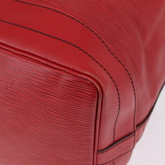 LOUIS VUITTON Epi Noe Shoulder Bag Red M44007 LV Auth BA16655