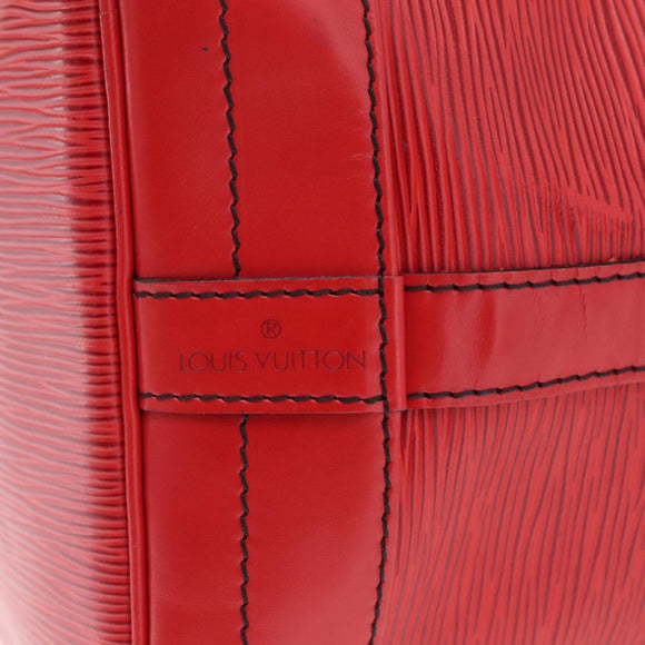 LOUIS VUITTON Epi Noe Shoulder Bag Red M44007 LV Auth BA16655