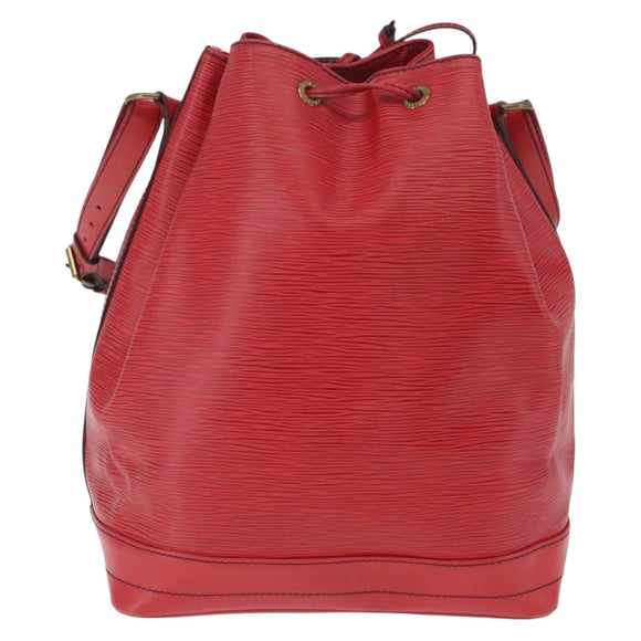 LOUIS VUITTON Epi Noe Shoulder Bag Red M44007 LV Auth BA16655