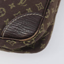 LOUIS VUITTON Monogram Mini Lin Danube Shoulder Bag Ebene M95228 LV Auth BA16659-18