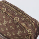 LOUIS VUITTON Monogram Mini Lin Danube Shoulder Bag Ebene M95228 LV Auth BA16659-16