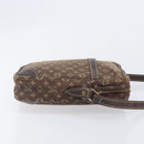 LOUIS VUITTON Monogram Mini Lin Danube Shoulder Bag Ebene M95228 LV Auth BA16659-3