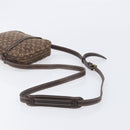 LOUIS VUITTON Monogram Mini Lin Danube Shoulder Bag Ebene M95228 LV Auth BA16659-7