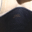 Chloe Hailey Shoulder Bag Leather Black Gold Auth BA16662A-16