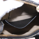 Chloe Hailey Shoulder Bag Leather Black Gold Auth BA16662A-20
