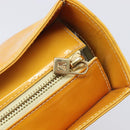 LOUIS VUITTON Monogram Vernis Columbus Bag Lime Yellow M91047 LV Auth BA16666-21