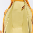 LOUIS VUITTON Monogram Vernis Columbus Bag Lime Yellow M91047 LV Auth BA16666-26