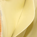 LOUIS VUITTON Monogram Vernis Columbus Bag Lime Yellow M91047 LV Auth BA16666-28