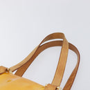 LOUIS VUITTON Monogram Vernis Columbus Bag Lime Yellow M91047 LV Auth BA16666-9