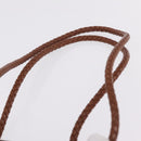 Cartier PANTHERE Tote Bag Patent leather Brown Silver Auth BA16667V-8