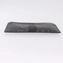 Dolce & Gabbana Clutch Bag PVC Leather Black Silver Auth BA16669A-7