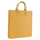 LOUIS VUITTON Epi Sac Plat Hand Bag Yellow M52079 LV Auth BA16672-1