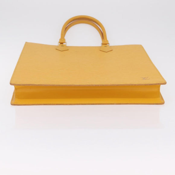 LOUIS VUITTON Epi Sac Plat Hand Bag Yellow M52079 LV Auth BA16672