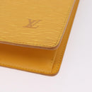 LOUIS VUITTON Epi Sac Plat Hand Bag Yellow M52079 LV Auth BA16672-12