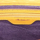 LOUIS VUITTON Epi Sac Plat Hand Bag Yellow M52079 LV Auth BA16672-16
