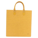 LOUIS VUITTON Epi Sac Plat Hand Bag Yellow M52079 LV Auth BA16672-2