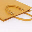 LOUIS VUITTON Epi Sac Plat Hand Bag Yellow M52079 LV Auth BA16672-6