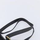 GUCCI Bamboo Backpack Suede Black Gold 003 1705 0030 Auth BA16673-10