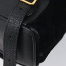 GUCCI Bamboo Backpack Suede Black Gold 003 1705 0030 Auth BA16673-14
