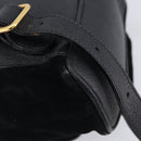 GUCCI Bamboo Backpack Suede Black Gold 003 1705 0030 Auth BA16673-15