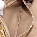 CHANEL Matelasse Chain Shoulder Bag Lamb Skin Beige Gold CC Auth BA16674-27