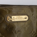 LOUIS VUITTON Monogram Vernis Wilshire PM Bag Gris Art Deco M91627 Auth BA16677-16