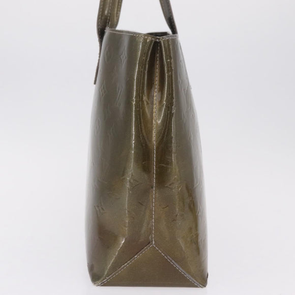LOUIS VUITTON Monogram Vernis Wilshire PM Bag Gris Art Deco M91627 Auth BA16677