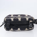 CHANEL Sports Line Shoulder Bag Nylon Black Silver CC Auth BA16680-13