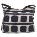 CHANEL Sports Line Shoulder Bag Nylon Black Silver CC Auth BA16680-3