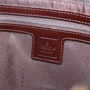 FENDI Zucca Canvas Mamma Baguette Shoulder Bag Brown Black Auth BA16684V-24