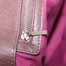 BURBERRY Tote Bag Wool Green Auth BA16686-27
