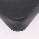 Salvatore Ferragamo Gancini Shoulder Bag Leather Gray Silver Auth BA16687-12