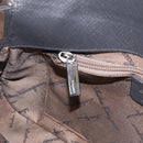 Salvatore Ferragamo Gancini Shoulder Bag Leather Gray Silver Auth BA16687-21
