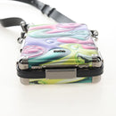 Christian Dior Bag Leather DIORxKENNY SCHARF Multicolor Silver Auth BA16688SAM-10