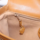 GUCCI Micro GG Supreme Shoulder Bag PVC Beige Gold 001 406 1780 Auth BA16691A-21