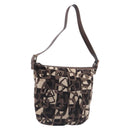 CELINE Shoulder Bag Velor Autumn Winter 2002 Collection Brown Auth BA16699-1