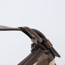 CELINE Shoulder Bag Velor Autumn Winter 2002 Collection Brown Auth BA16699-15