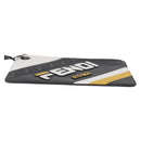 FENDI FILA Collaboration Clutch Bag Leather Black Gold Auth BA16700A-9