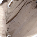 FENDI Zucchino Canvas Hand Bag Beige Gold Auth BA16701-18